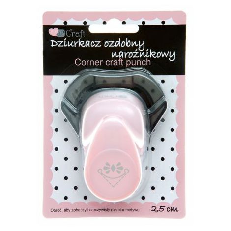 Dziurkacz ozdobny narożnikowy dpCraft 2,5cm Błysk